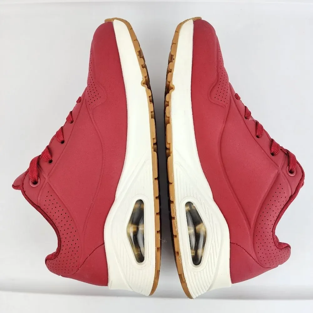 Skechers Women's Red Sneakers Size 6 Memory Foam Athletic Walking Shoes - Picture 9 of 15